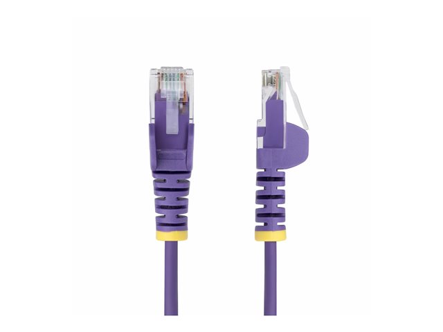 50cm Purple Slim CAT6 Ethernet Cable