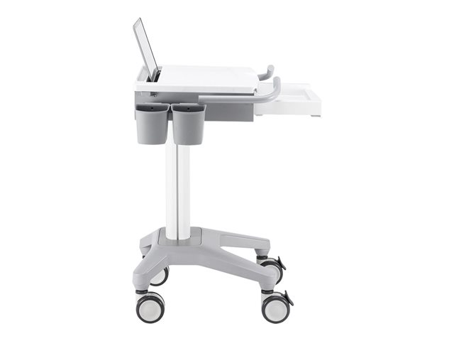Neomounts MED-M200 - Cart - for notebook / keyboard / mouse - medical - white - screen size: 10\"-17\"