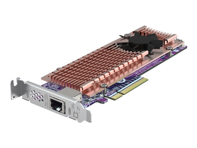 QNAP QM2-2P410G1T - Storage controller - M.2 - PCIe 4.0 x4 (NVMe) - low profile - PCIe 4.0 x8 - for QNAP TDS-h2489FU-4309Y-64, h2489FU-4314, h2489FU-4314-128, TS-h1290, TVS-h1288