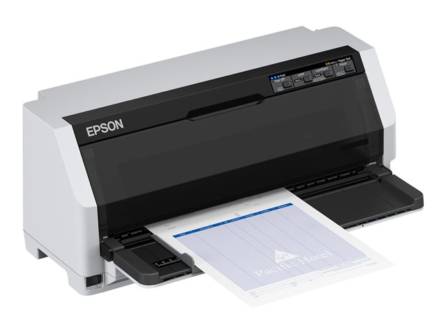 Epson LQ 690IIN - Printer - B/W - dot-matrix - 360 x 180 dpi - 24 pin - USB 2.0, parallel, LAN