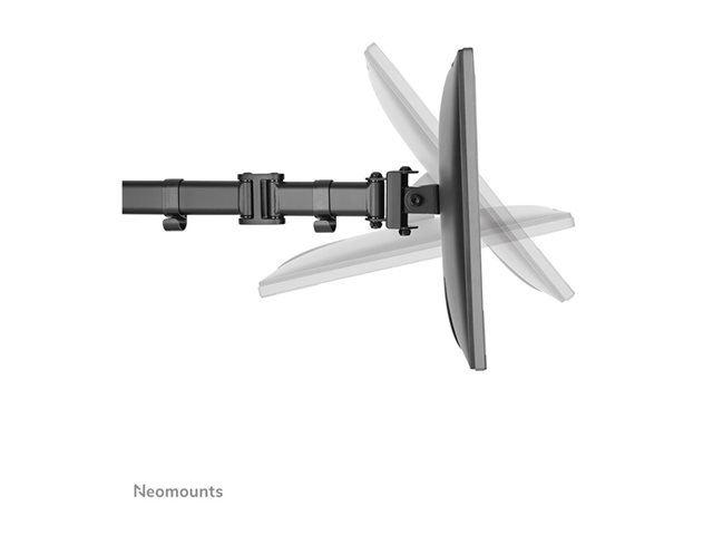 Neomounts NM-D135 - Mounting kit - full-motion - for LCD display - black - screen size: 10\"-30\" - clamp mountable, grommet, desk-mountable