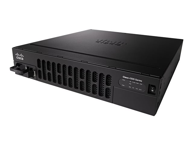 Cisco Integrated Services Router 4351 - Security Bundle - router 1GbE - WAN ports: 3 - rack-mountable - refurbished
