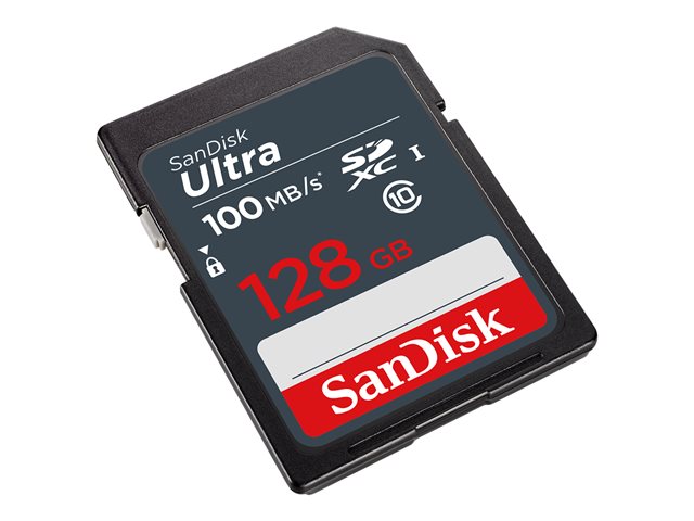 SanDisk Ultra - Flash memory card - 128 GB - UHS Class 1 / Class10 - SDXC UHS-I