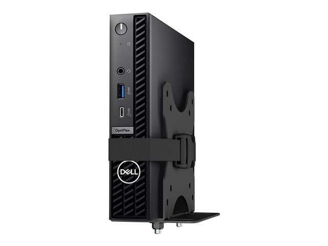 Mini PC thin client mount - fixes a mini PC to the underside of a desk or a monitor desk arm between the vesa bracket and the display - 75 x 75 or 100 x 100 - double-Articulated - accommodates devices from 17 to 70 mm thick - swl 5 kg - matt black