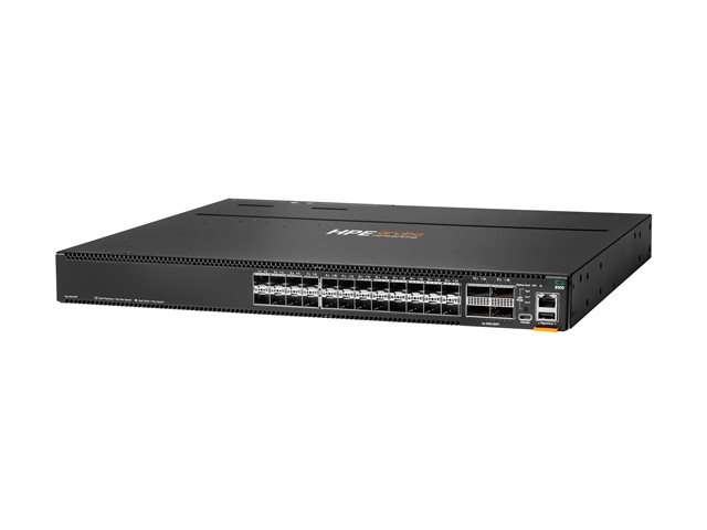 HPE Aruba Networking CX 8100 24x10G SFP+ 4x40/100G QSFP28 FB Airflow 3Fan 2AC PSU Switch Bdl UK en
