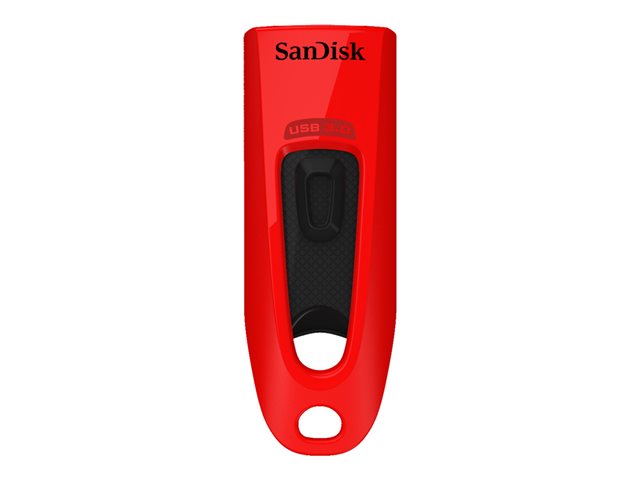 SanDisk Ultra - USB flash drive - 32 GB - USB 3.0 - red