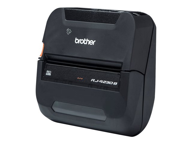 Brother RuggedJet RJ-4230B - Receipt printer - direct thermal - Roll (11.4 cm) - 203 x 203 dpi - up to 127 mm/sec - USB 2.0, Bluetooth 4.2