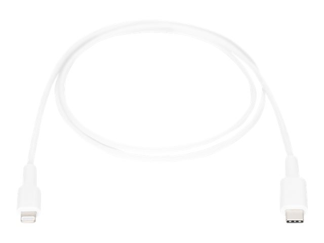 USB CHARGER/DATA CABLE LIGHTNING - USB-C M/M 1.0M METAL PVC MFI CE BL