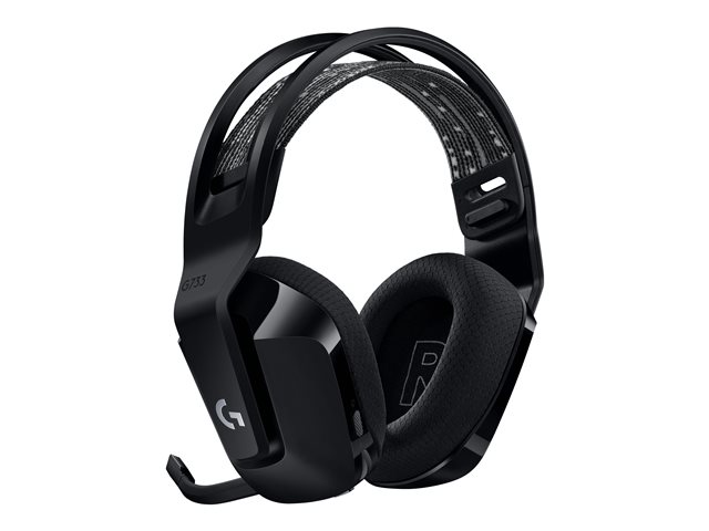Logitech G G733 LIGHTSPEED Wireless RGB Gaming Headset - Headset - full size - 2.4 GHz - wireless - black