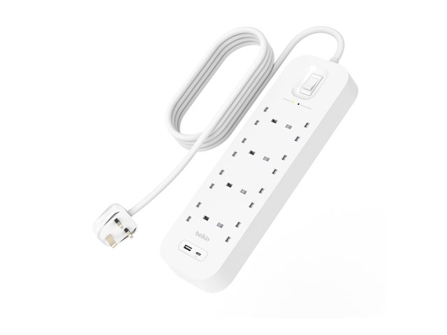 Surge Protection with USB C 8 Outlet