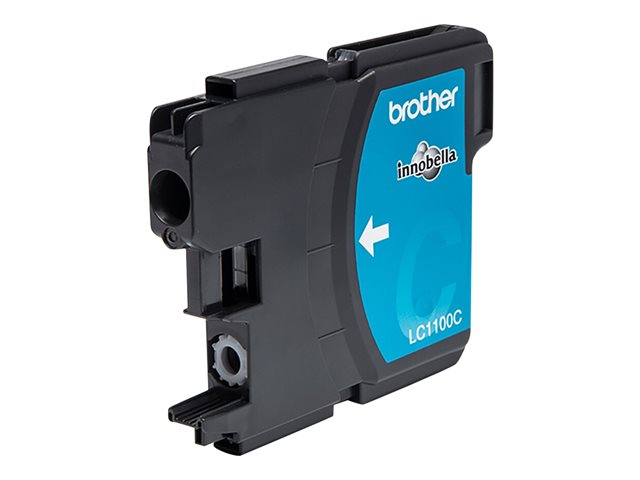 Brother LC1100C - Cyan - original - ink cartridge - for Brother DCP-185, 385, 395, 585, J715, MFC-490, 5490, 5890, 5895, 6890, 790, 795, 990, J615