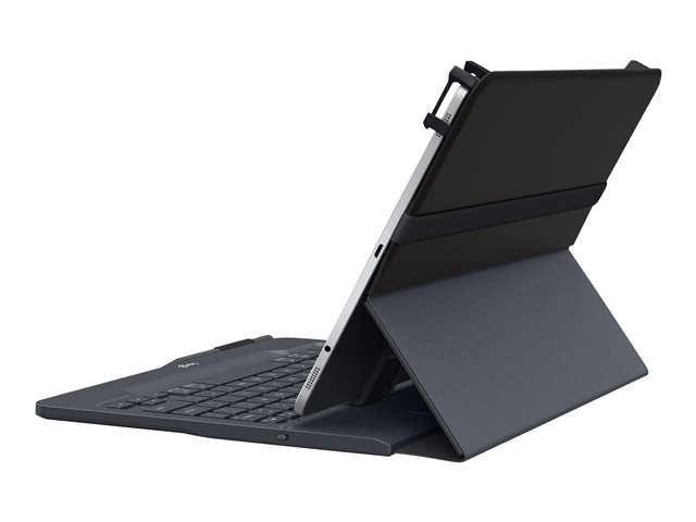 Logitech Universal - Keyboard and folio case - wireless - Bluetooth 3.0 - AZERTY - French