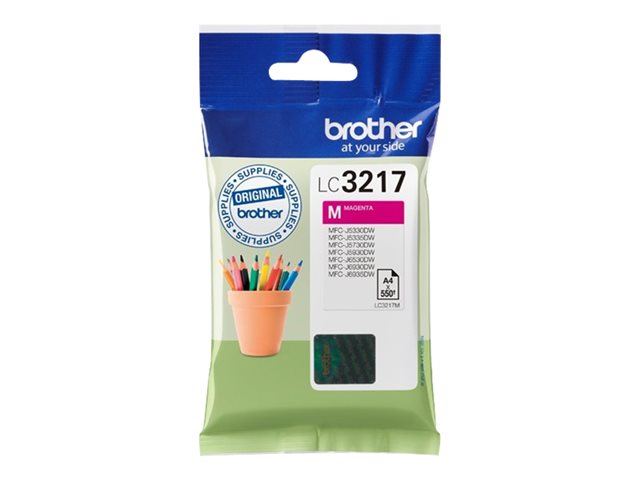 Brother LC3217M - Magenta - original - ink cartridge - for INKvestment Business Smart Plus MFC-J5930, INKvestment Business Smart Pro MFC-J6935