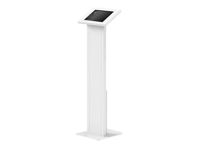 Neomounts FL15-750WH1 - Stand - for tablet - lockable - white - screen size: 9.7\", 10.1\", 10.2\", 10.4\", 10.5\", 10.9\", 11\" - floor mountable - for Apple 10.2-inch iPad, 10.5-inch iPad Air (3rd generation), 10.5-inch iPad Pro, 10.9-inch iPad Air (4th generation), 11-inch iPad Pro (3rd generation), 9.7-inch iPad (5th generation, 6th generation), 9.7-inch iPad Pro, iPad Air, iPad Air 2, Samsung Galaxy Tab A (10.1 in), Tab A7, Tab S6