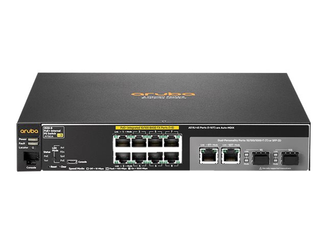 Aruba 2530-8-PoE+ Reman Switch J9780AR