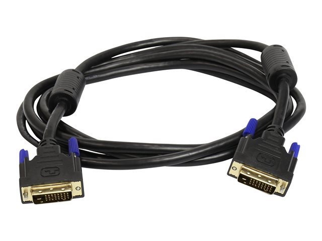 Ergotron - DVI cable - dual link - DVI-D (M) to DVI-D (M) - 3.05 m - molded - black - for P/N: 45-353-026