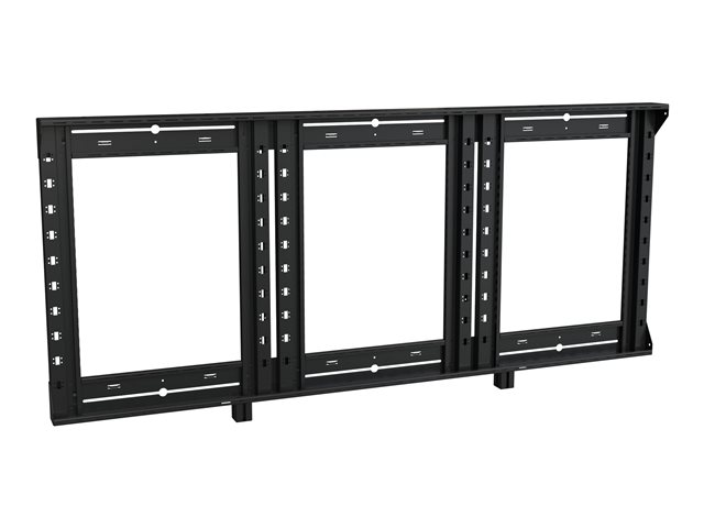 Middle Atlantic C3 Series Credenza Frame - 3 Bay Credenza Frame - 32in Height - Mounting component (3 bay frame) - steel - black - cabinet unit