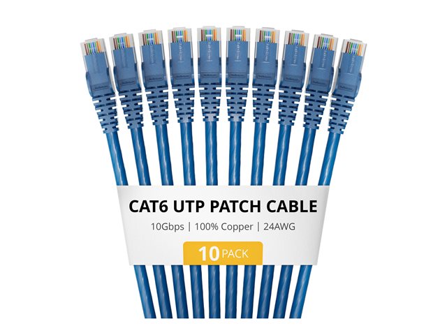 2m Cat6 Cable 10 Pack - Blue