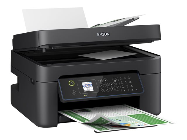Epson WorkForce WF-2845DWF - Multifunction printer - colour - ink-jet - A4/Legal (media) - up to 10 ppm (printing) - 100 sheets - 33.6 Kbps - USB 2.0, Wi-Fi(n)