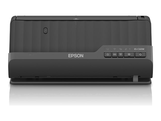 Epson ES-C320W - Sheetfed scanner - Duplex - A4/Legal - 600 dpi x 600 dpi - ADF (20 sheets) - up to 3500 scans per day - USB 2.0, Wi-Fi(n)