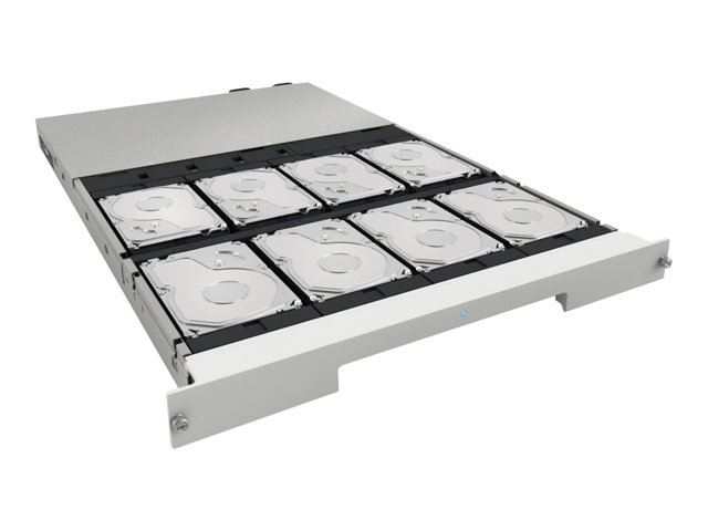 LaCie 8big Rack Thunderbolt 2 - Hard drive array - 64 TB - 8 bays (SATA-600) - HDD 8 TB x 8 - Thunderbolt 2 (external) - rack-mountable - 1U