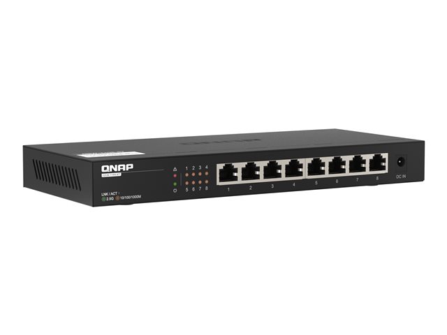 QNAP QSW-1108-8T - Switch - unmanaged - 8 x 10/100/1000/2.5G - desktop
