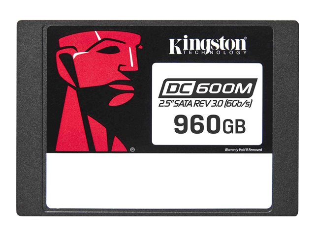 Kingston DC600ME - SSD - Enterprise, Mixed Use - encrypted - 960 GB - internal - 2.5\" - SATA 6Gb/s - 256-bit AES - TCG Opal Encryption 2.0