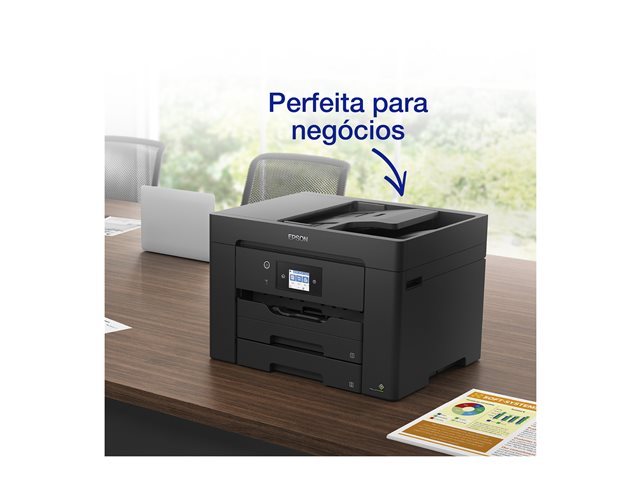 Epson WorkForce WF-7835DTWF - Multifunction printer - colour - ink-jet - A3 (297 x 420 mm) (original) - A3 (media) - up to 25 ppm (printing) - 250 sheets - 33.6 Kbps - USB 2.0, LAN, Wi-Fi(n)