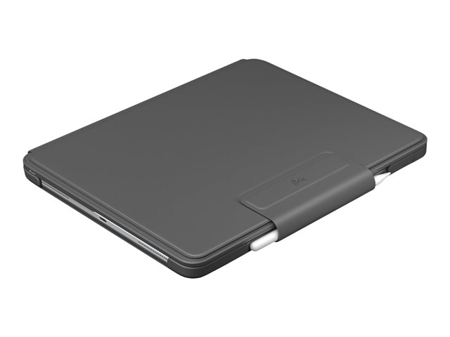 Logitech Slim Folio Pro - Keyboard and folio case - backlit - wireless - Bluetooth LE - QWERTZ - Swiss - for Apple 11-inch iPad Pro (1st generation, 2nd generation)