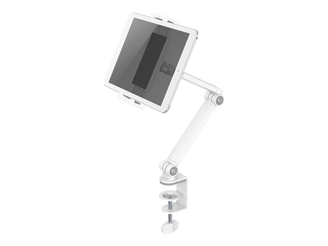 Neomounts ds15-545wh1 - Mounting kit (desk mount) - full-motion adjustable arm - for tablet - steel - white - screen size: 4.7\"-12.9\" - clamp mountable