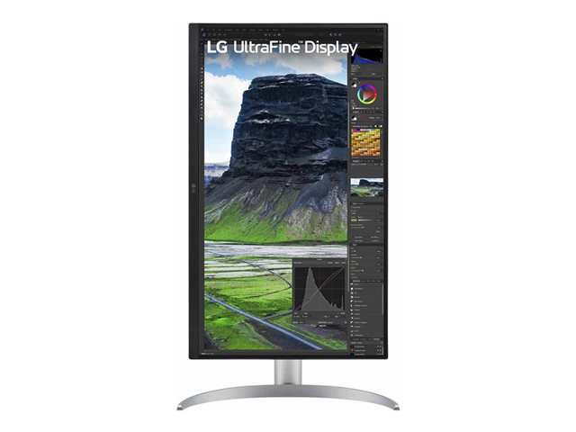 LG UltraFine 27UQ850V-W - UQ850V Series - LED monitor - 27\" - 3840 x 2160 4K @ 60 Hz - IPS - 500 cd/m² - 2000:1 - DisplayHDR 400 - 5 ms - 2xHDMI, DisplayPort, USB-C - speakers