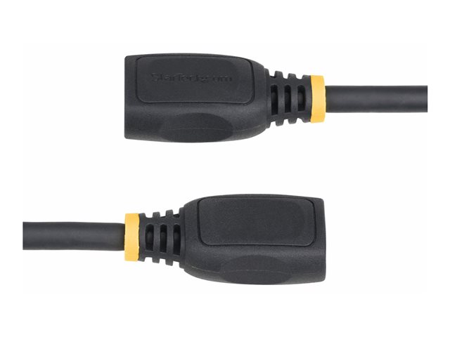 StarTech.com 3.3ft HDMI 2.0 Extension Cable, 4K 60Hz, M/F - High Speed - HDMI extension cable - HDMI male to HDMI female - 1 m - shielded - black - 4K60Hz support, passive