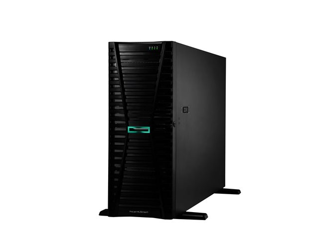 HPE ProLiant ML350 Gen11 Base - Server - tower 4U - 2-way - 1 x Xeon Silver 4410Y / up to 3.9 GHz - RAM 32 GB - SATA - hot-swap 3.5\" bay(s) - no HDD - Gigabit Ethernet - no OS - monitor: none - BTO