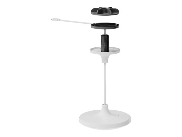 Logitech - Mounting kit (ceiling mount, mic holder) - for microphone - white - ceiling mountable, pendant - for Rally Mic Pod, Room Solution Large
