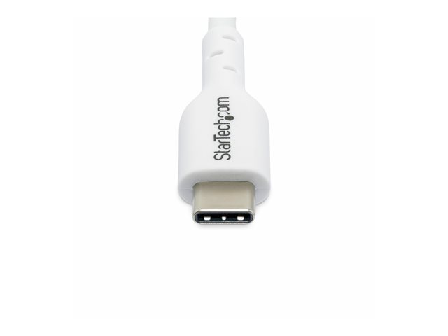 1m 3.3ft White USB-C Cable 2 Pack