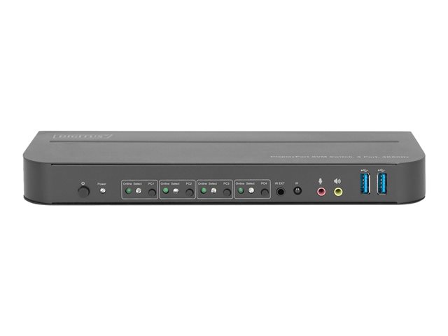 KVM Switch 4x1 DP DP/HDMI Out USB 4Kx2K