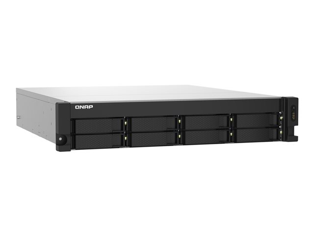 QNAP TS-832PXU - NAS server - 8 bays - rack-mountable - SATA 6Gb/s - RAID RAID 0, 1, 5, 6, 10, 50, 60, JBOD - RAM 4 GB - Gigabit Ethernet / 2.5 Gigabit Ethernet / 10 Gigabit Ethernet - iSCSI support - 2U