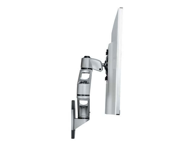 StarTech.com Wall Mount Monitor Arm, Articulating Ergonomic VESA Wall Mount Monitor Arm, 20\" (52cm) Long , Single 34\" Display up to 30.9lb/14kg, Swivel/Tilt/Rotate, Adjustable Screen Mount - Cable Management clips (ARMWALLDSLP) - Bracket - adjustable arm - for LCD display - aluminium - silver - screen size: 13\"-30\" - wall-mountable