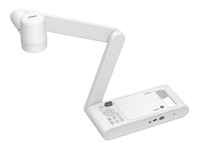Epson ELPDC30 - Digital document camera - handheld - colour - 13 MP - 4K UHD (3840 x 2160) - audio - wireless - VGA, HDMI - Wi-Fi - USB