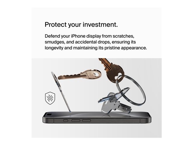 BELKIN ScreenForce Pro UltraGlass2 AM Screen Protection for iPhone 15 Pro