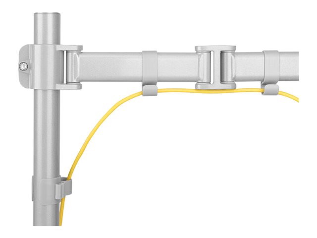 Neomounts NM-D135 - Mounting kit - full-motion - for LCD display - silver - screen size: 10\"-30\" - clamp mountable, grommet, desk-mountable