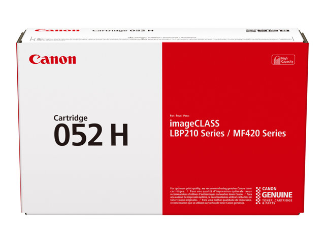 Canon 052 H - High capacity - black - original - toner cartridge - for imageCLASS LBP212, LBP215, MF429, i-SENSYS LBP212, LBP214, LBP215, MF421, MF426, MF429