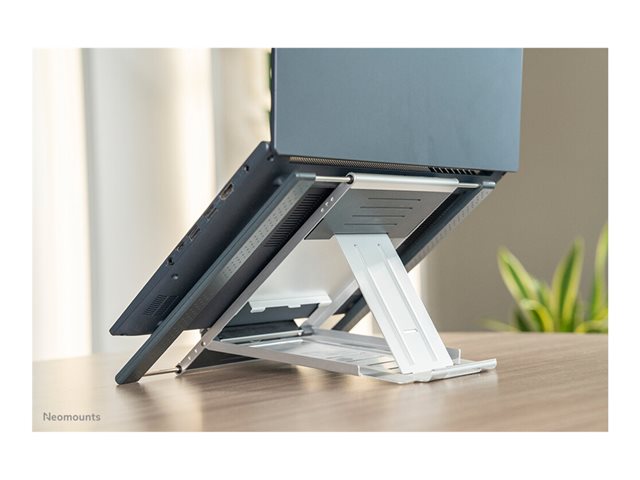Neomounts NSLS100 - Stand - for notebook / tablet - silver - screen size: 10\"-22\" - desktop