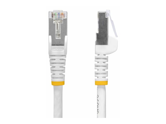 StarTech.com 50cm White CAT8 Ethernet Cable, Snagless, S/FTP, 25G/40G - Patch cable - RJ-45 (M) to RJ-45 (M) - 50 cm - 5.6 mm - S/FTP - CAT 5/5e/6/6a/8 - IEEE 802.3bt/IEEE 802.3ba - snagless, halogen-free - white