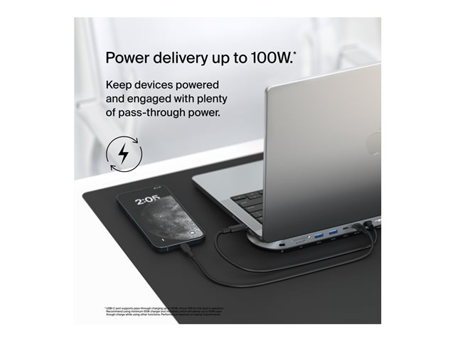 Belkin CONNECT Universal USB-C 11-in-1 Pro Dock - Docking station - USB-C - 2 x HDMI, VGA - 2.5GbE