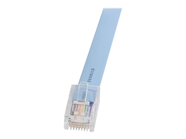 StarTech.com 6 ft RJ45 to DB9 Cisco Console Management Router Cable - M/F Serial Console Cable (DB9CONCABL6) - Serial cable - RJ-45 (M) to DB-9 (F) - 1.8 m - blue - for P/N: EC1S952, EC2S952, IES101002SFP
