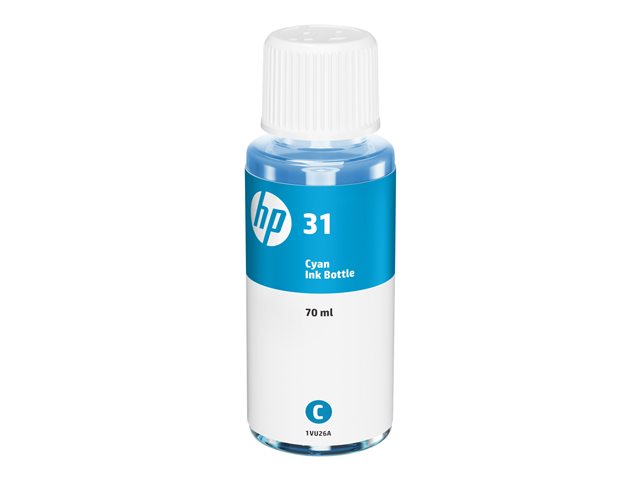 HP 31 - 70 ml - cyan - original - ink refill - for Smart Tank 5105, 6001, 67X, 70XX, 720, 73XX, 750, 790, Smart Tank Plus 55X, 57X, 65X