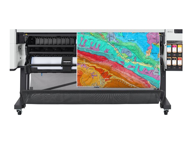 HP DesignJet Z6 Pro - 64\" large-format printer - colour - ink-jet - Roll (162.6 cm) - 2400 x 1200 dpi - up to 98 sq.m/hour (mono) / up to 98 sq.m/hour (colour) - capacity: 2 rolls - Gigabit LAN, USB host - cutter