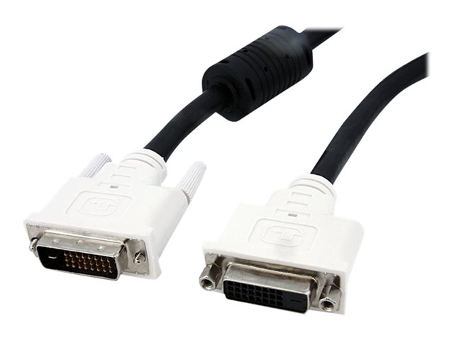 StarTech.com 2m DVID Dual Link Monitor Extension Cable M/F - DVI extension cable - dual link - DVI-D (M) to DVI-D (F) - 2 m - black