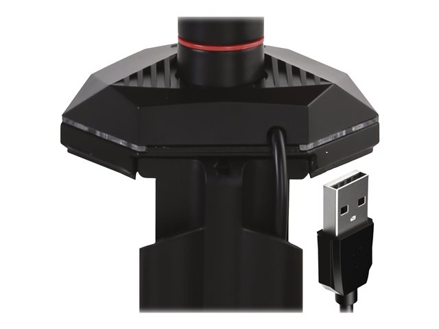 Iiyama DSG3001C-R1 - Mounting kit - adjustable arm - for LCD display - black, dynamic red - screen size: 17\"-30\" - desk-mountable
